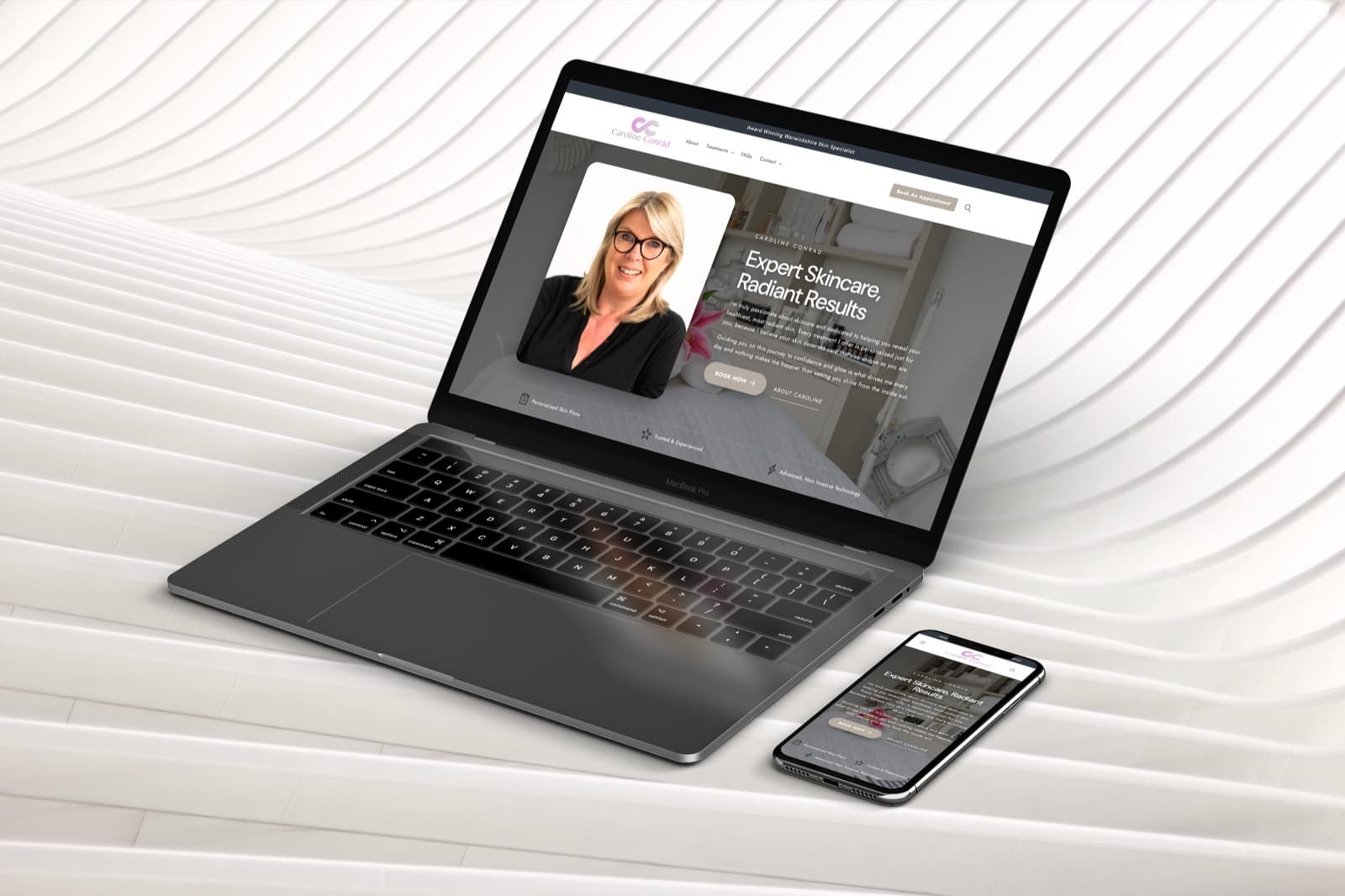 carolineconrad website screenshot
