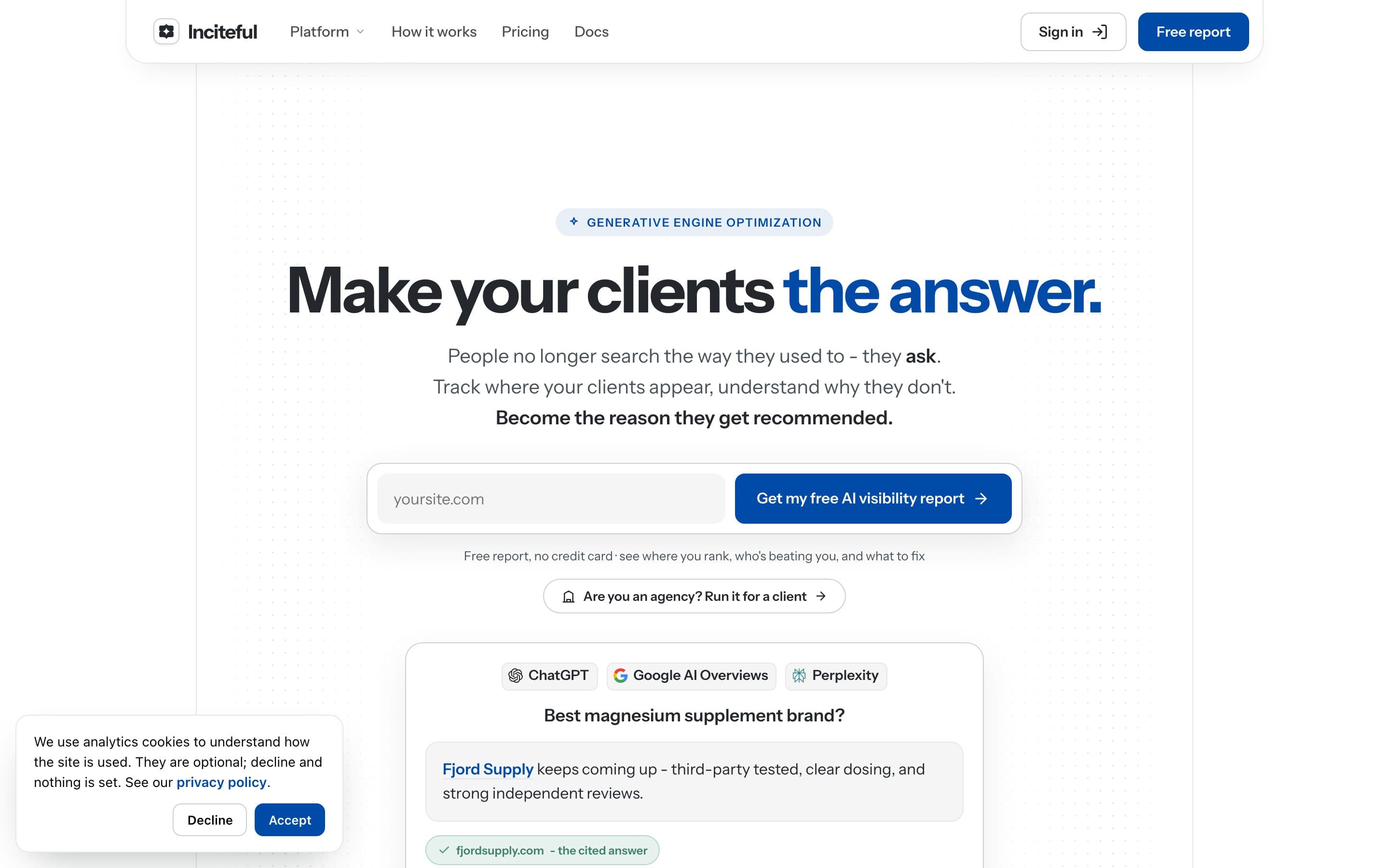 Inciteful website