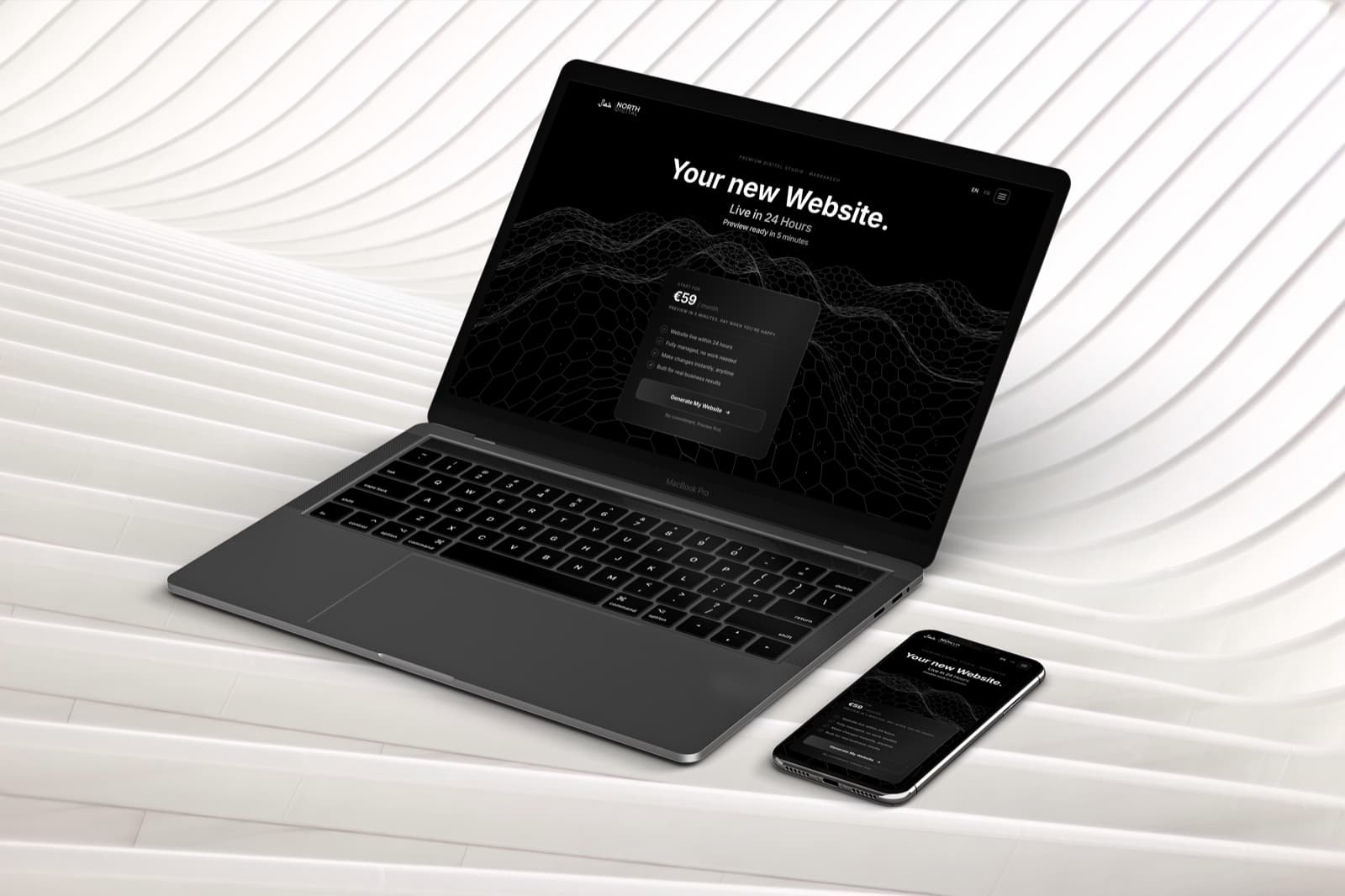 north website screenshot