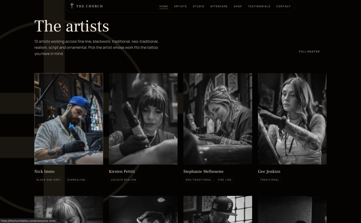 The Church Tattoo gallery 2